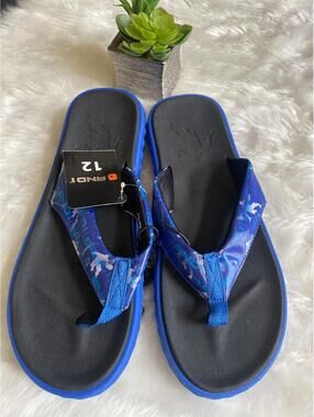 And1 Men's Blue Flip Flop Sandals Size 12